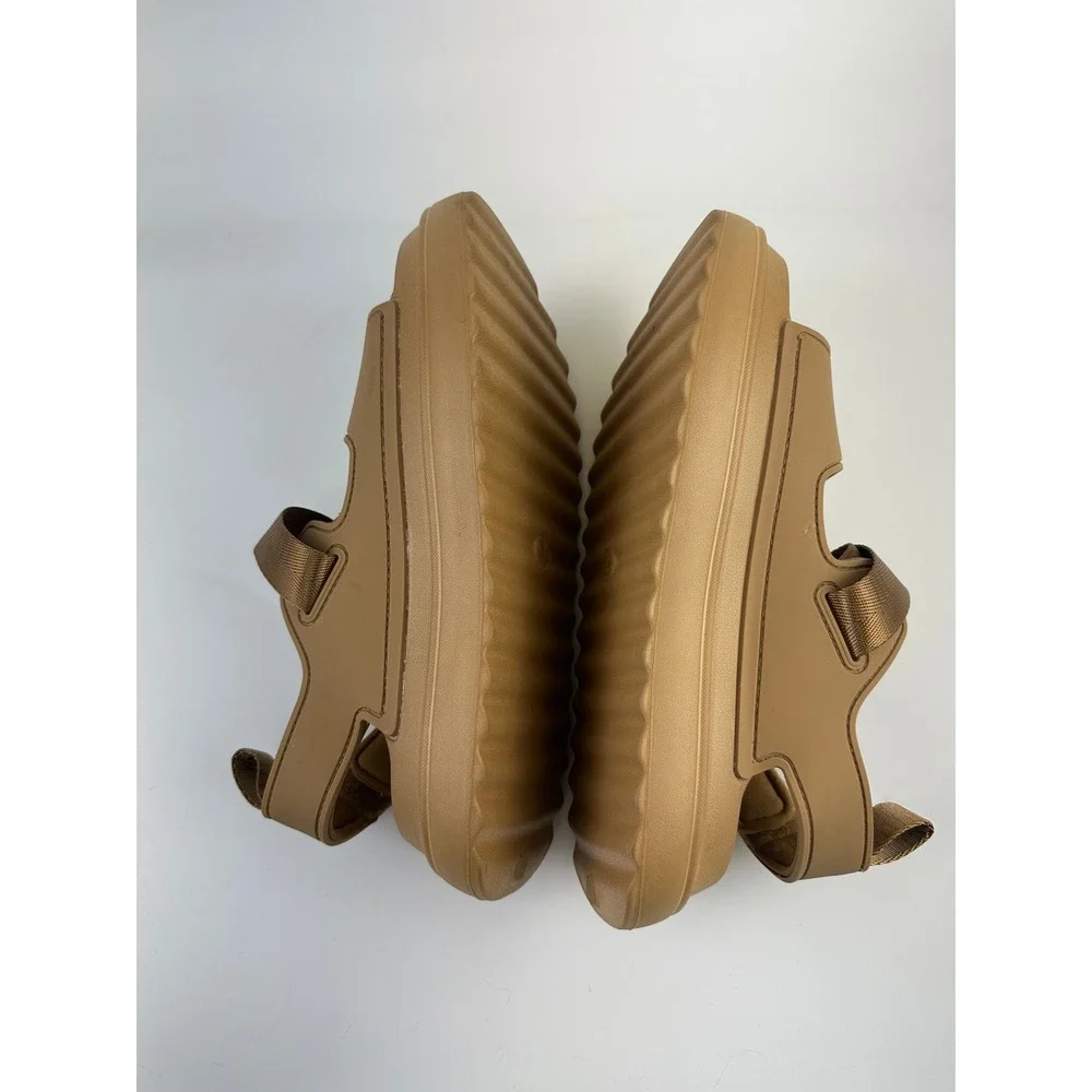 Project Cloud Goldie Platform Sandals Light Brown Chunky Adjustable Womens 8.5